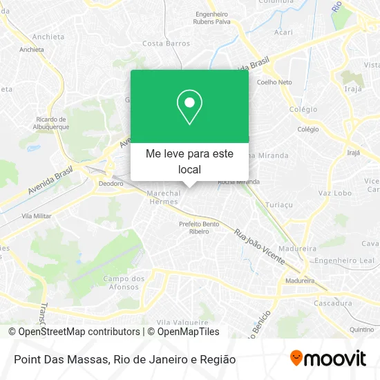 Point Das Massas mapa