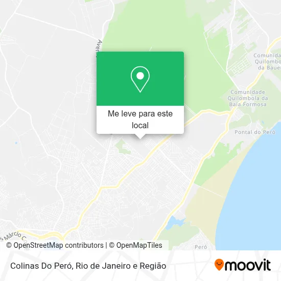 Colinas Do Peró mapa
