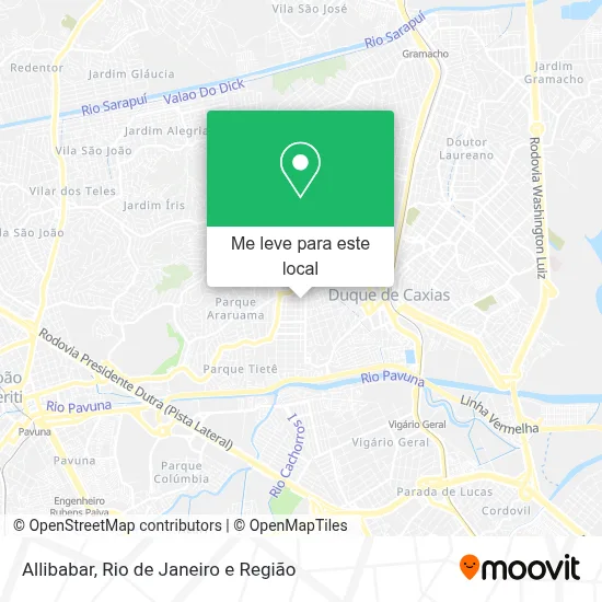 Allibabar mapa