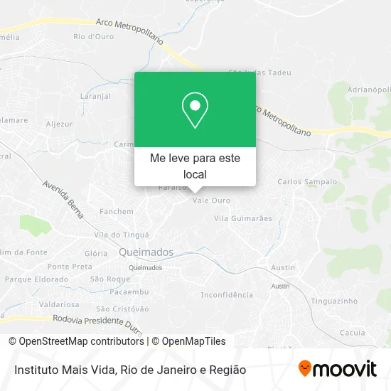 Instituto Mais Vida mapa