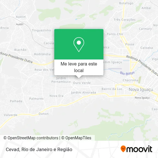 Cevad mapa