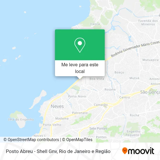 Posto Abreu - Shell Gnv mapa
