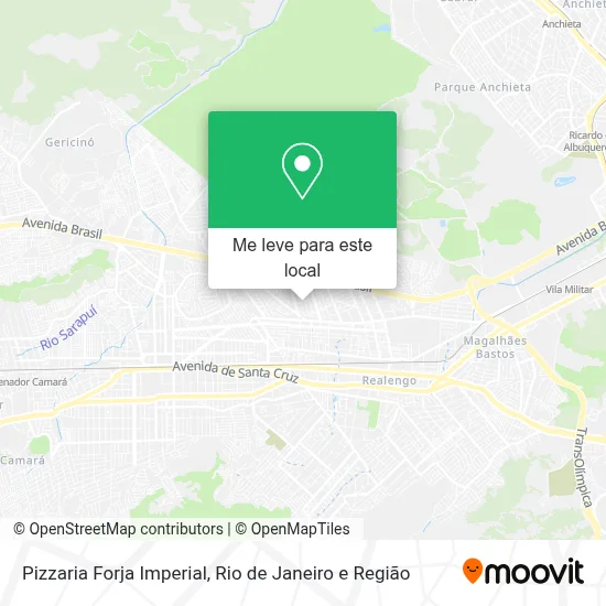 Pizzaria Forja Imperial mapa