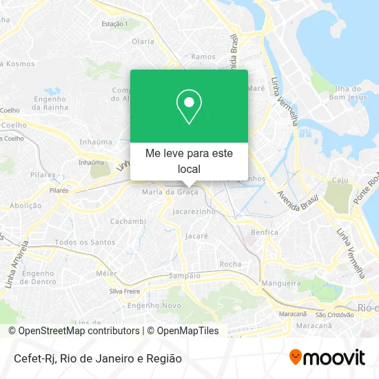 Cefet-Rj mapa