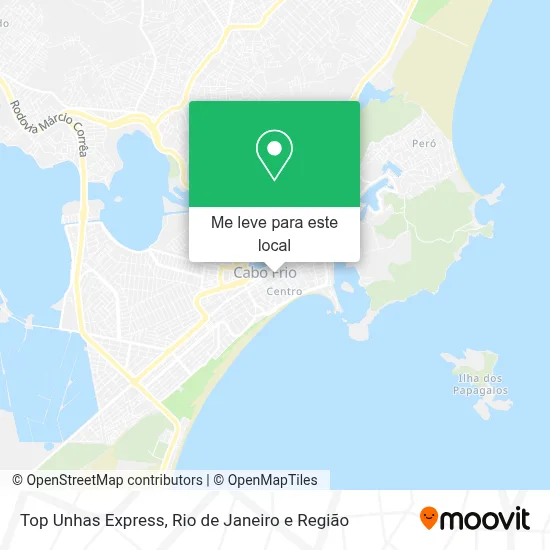 Top Unhas Express mapa
