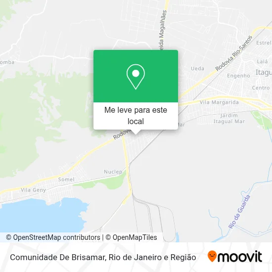 Comunidade De Brisamar mapa