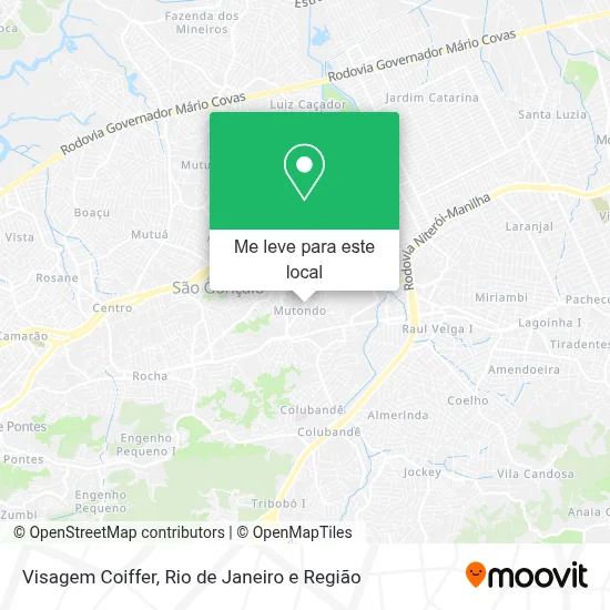 Visagem Coiffer mapa