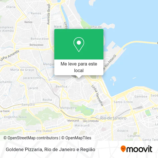 Goldene Pizzaria mapa
