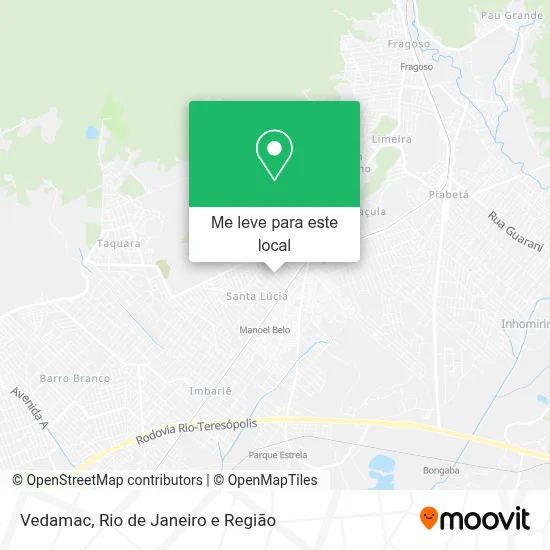 Vedamac mapa
