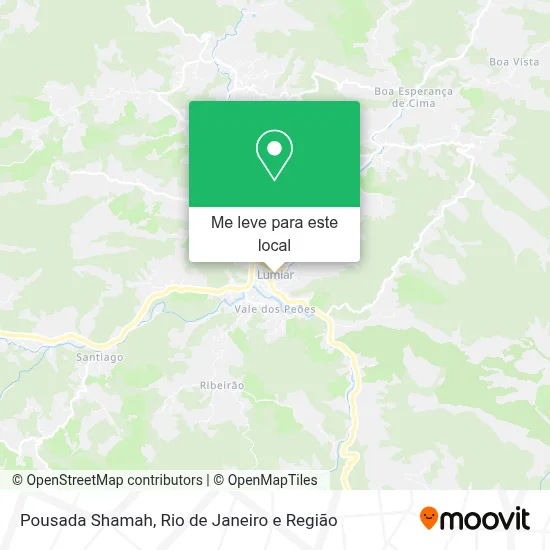 Pousada Shamah mapa