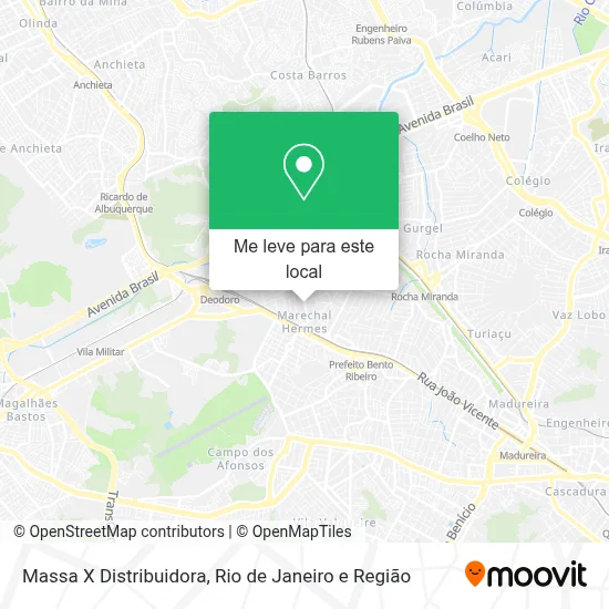 Massa X Distribuidora mapa