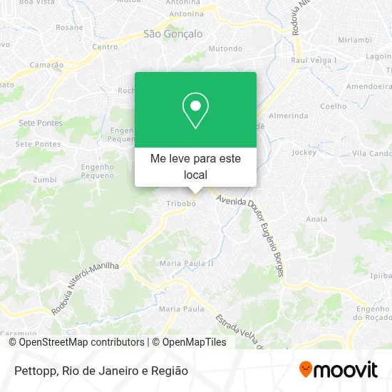 Pettopp mapa