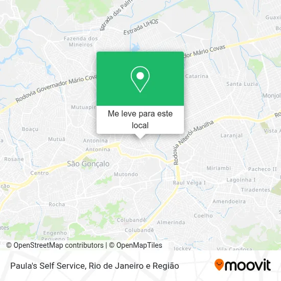 Paula's Self Service mapa