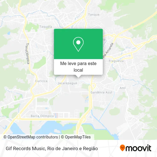 Gif Records Music mapa
