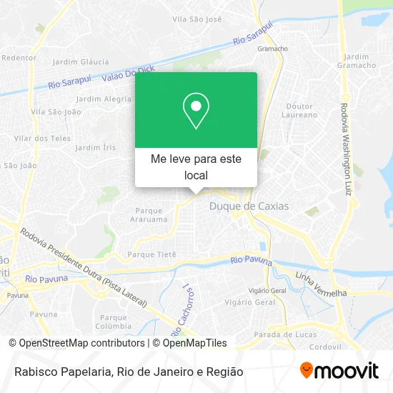 Rabisco Papelaria mapa