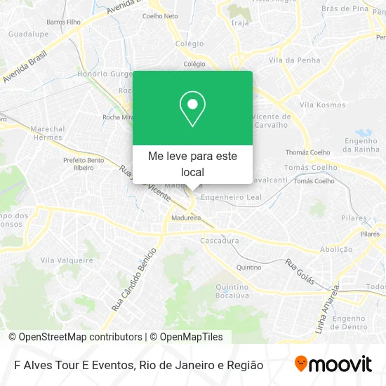 F Alves Tour E Eventos mapa