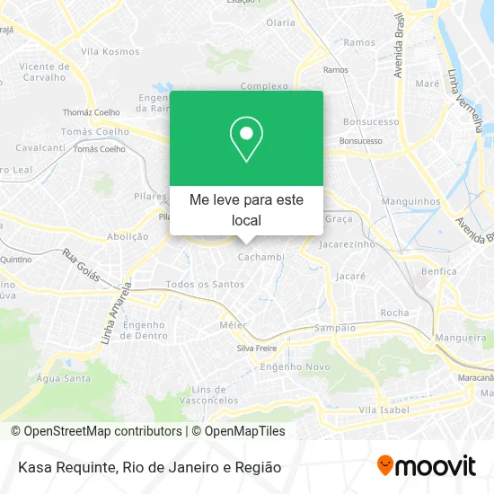 Kasa Requinte mapa