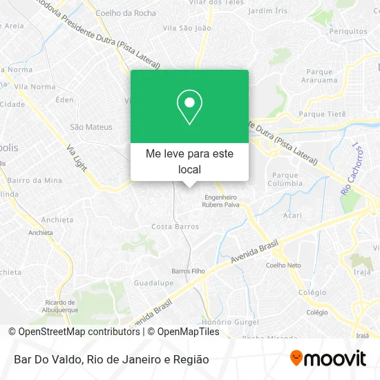 Bar Do Valdo mapa