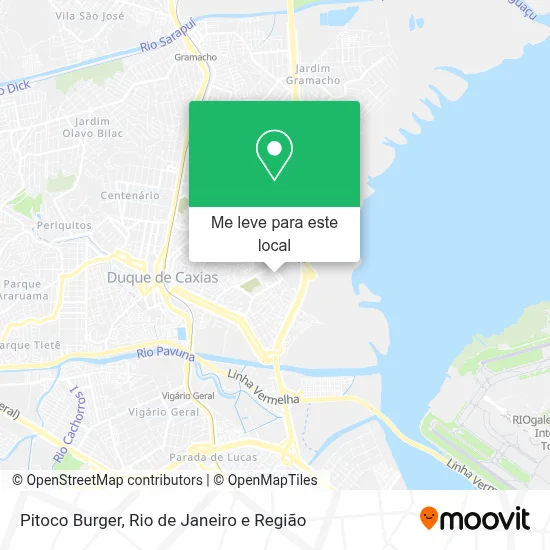 Pitoco Burger mapa