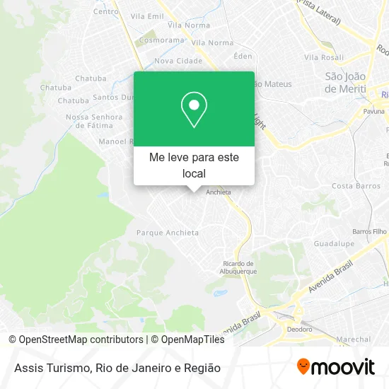 Assis Turismo mapa