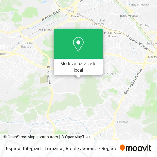 Espaço Integrado Lumarce mapa