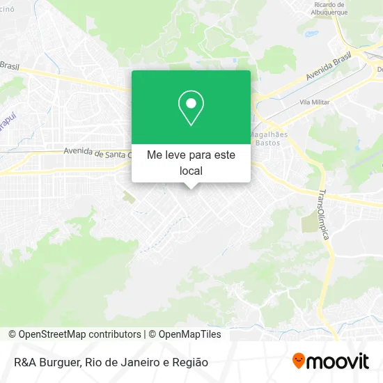 R&A Burguer mapa