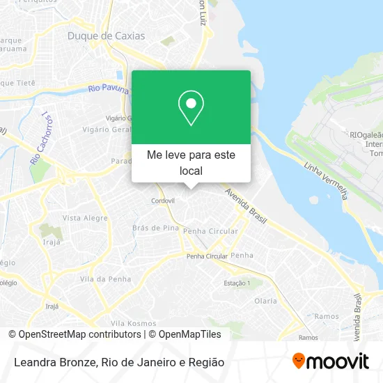 Leandra Bronze mapa