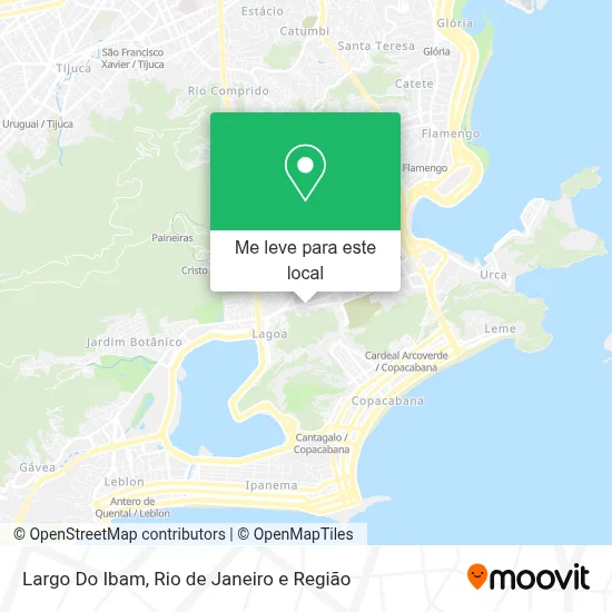 Largo Do Ibam mapa