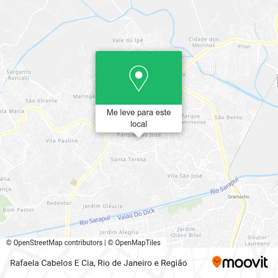 Rafaela Cabelos E Cia mapa