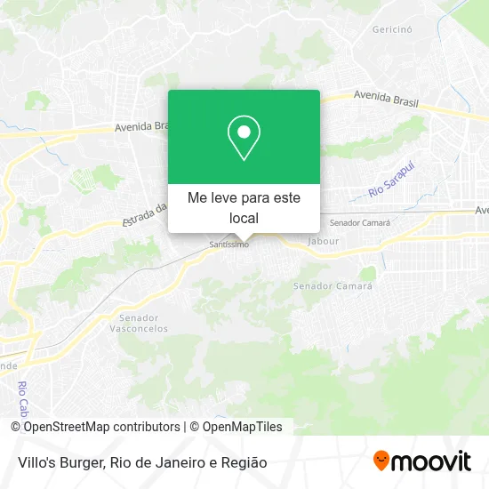 Villo's Burger mapa