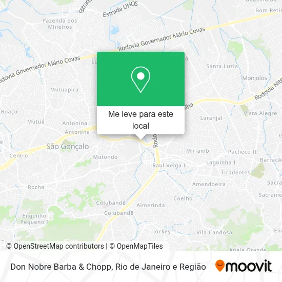 Don Nobre Barba & Chopp mapa