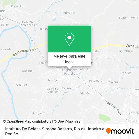 Instituto De Beleza Simone Bezerra mapa