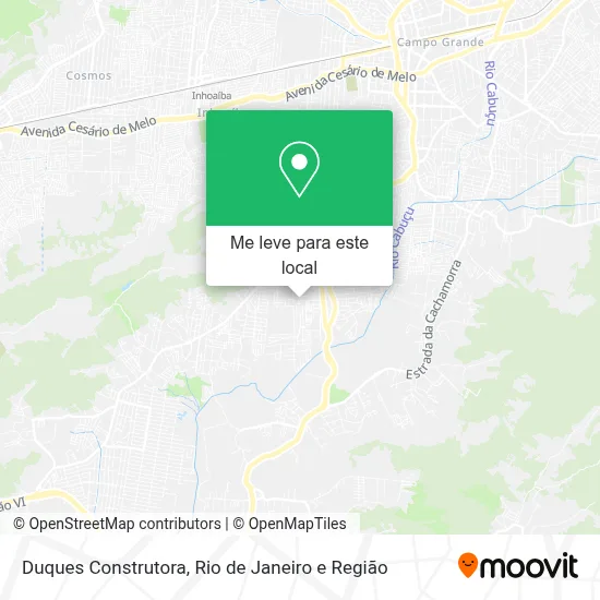 Duques Construtora mapa