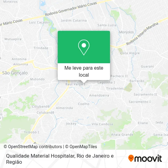Qualidade Material Hospitalar mapa