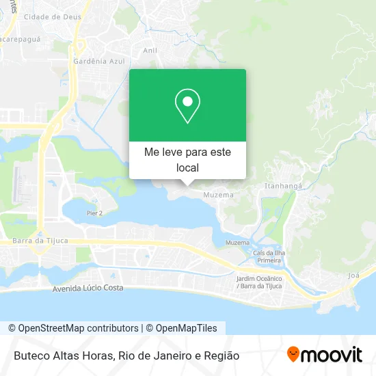 Buteco Altas Horas mapa