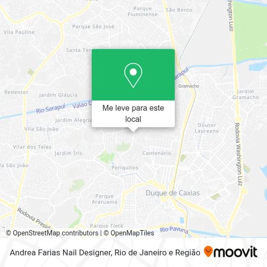 Andrea Farias Nail Designer mapa