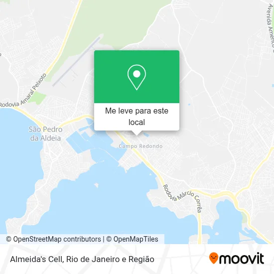 Almeida's Cell mapa