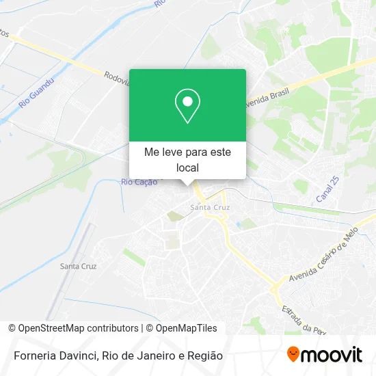 Forneria Davinci mapa