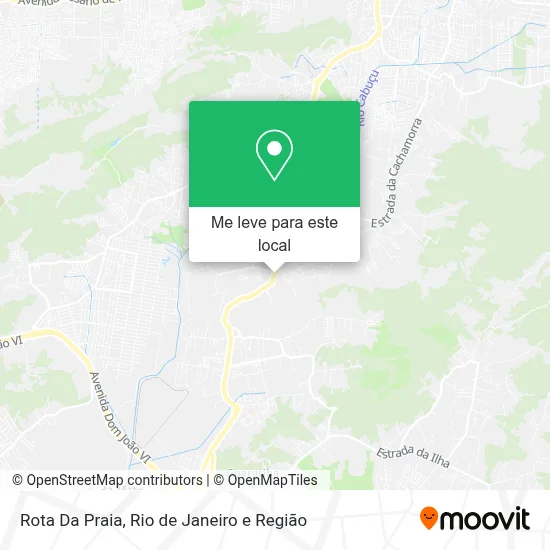 Rota Da Praia mapa