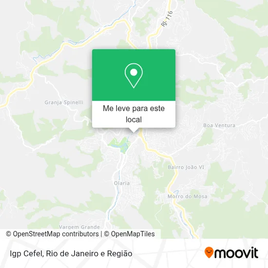 Igp Cefel mapa