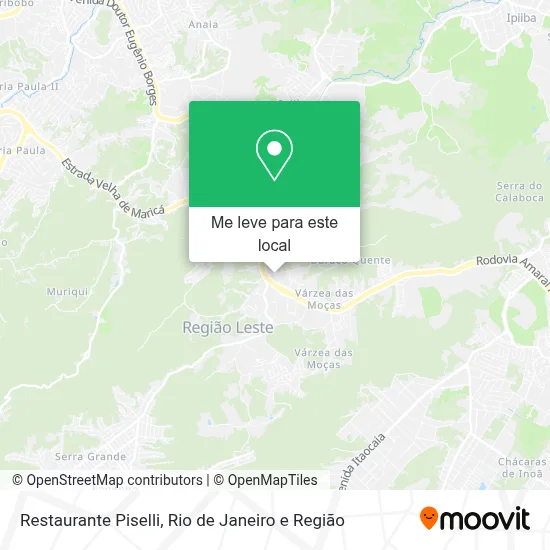 Restaurante Piselli mapa