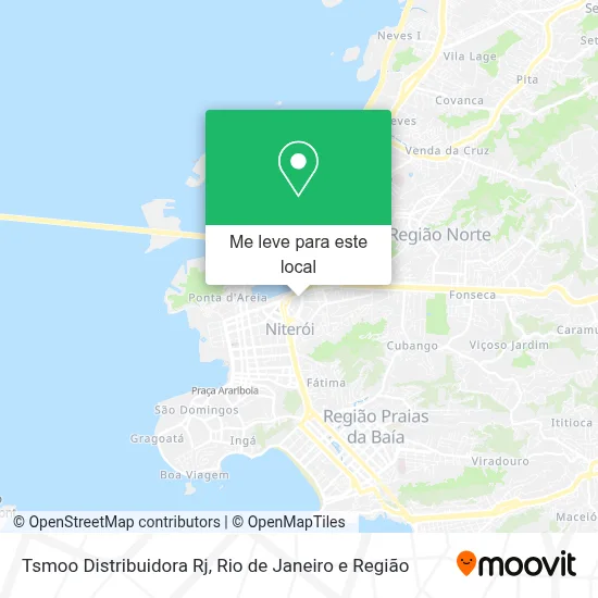 Tsmoo Distribuidora Rj mapa