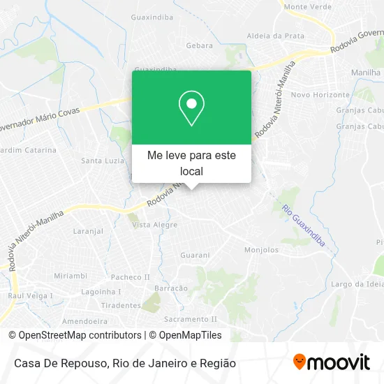 Casa De Repouso mapa
