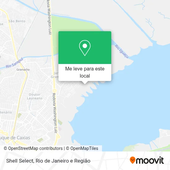 Shell Select mapa