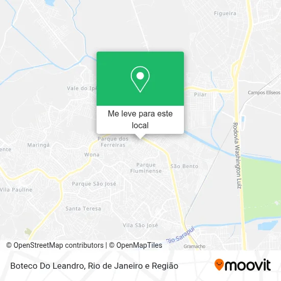 Boteco Do Leandro mapa