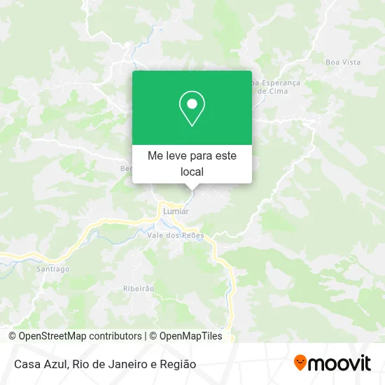 Casa Azul mapa