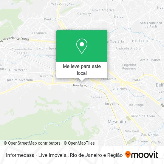 Informecasa -  Live Imoveis. mapa