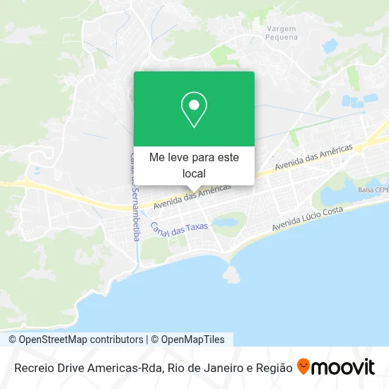 Recreio Drive Americas-Rda mapa