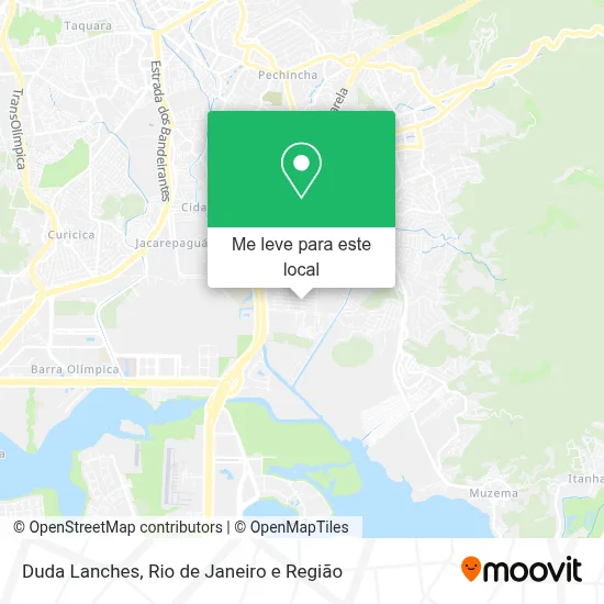 Duda Lanches mapa