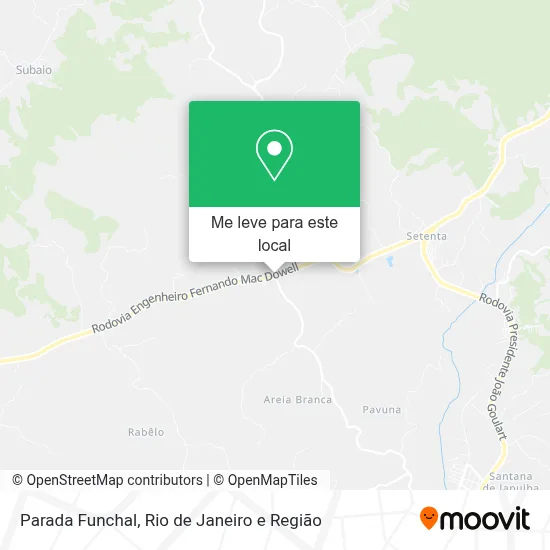 Parada Funchal mapa